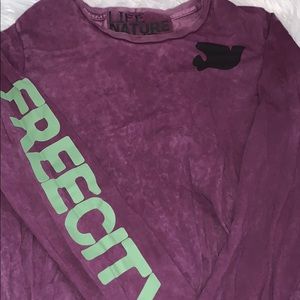 Free city long sleeve purple